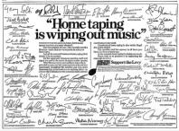 Home Taping Ad