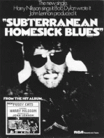 Subterranean Homesick Blues Ad